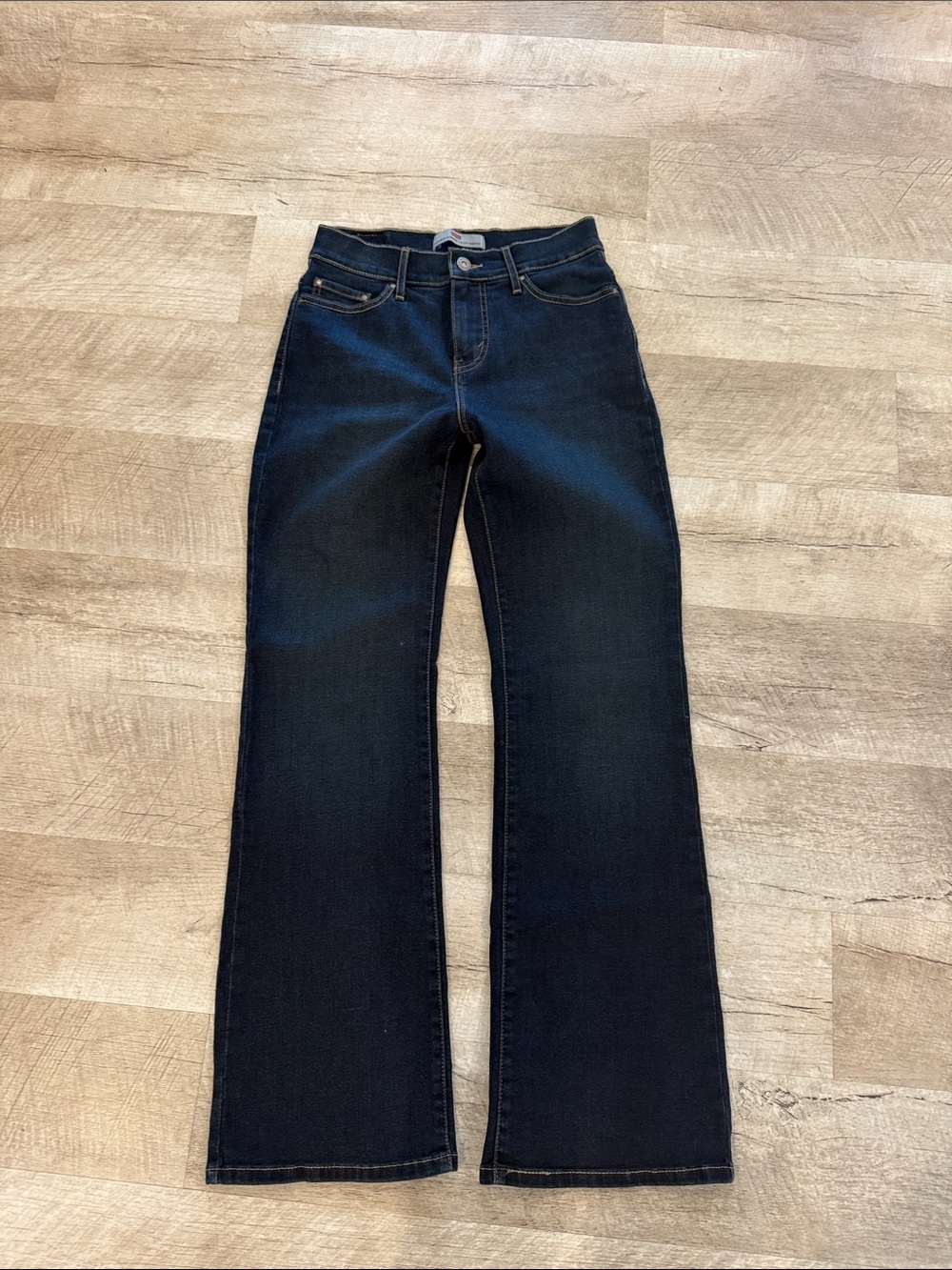 Levi's 512 slimming Dark Indigo Flare Jeans